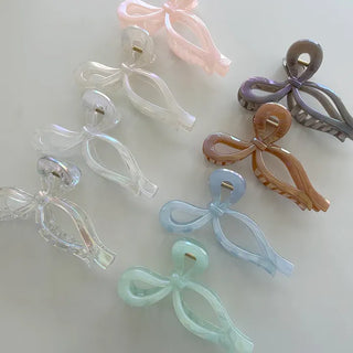 13cm Holographic Ribbon Large Updo Hair Clip