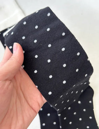 Polka Dot Color Block Women's Long Fashion Knee Socks