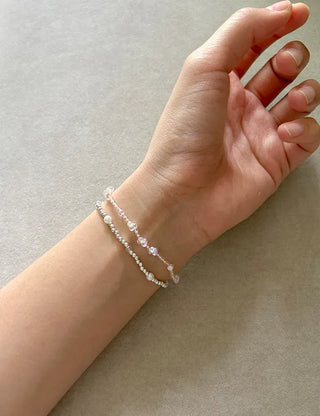 Aurora Bubble Mini Daily Bead Layered Bracelet