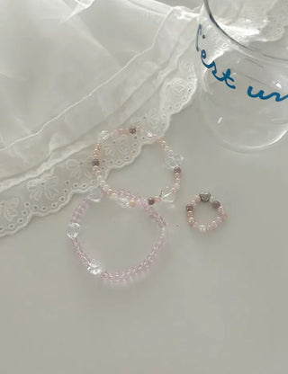 Surgical heart bead ring, Merry Shop custom friendship ring