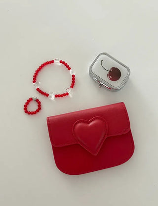 Surgical heart bead ring, Merry Shop custom friendship ring