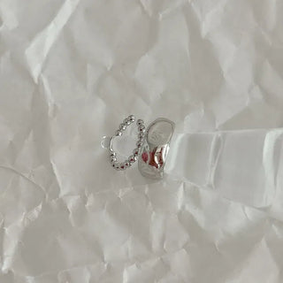 Piece Ball Chain Bold Ear Cuff Set