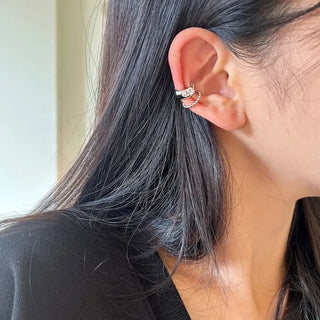Piece Ball Chain Bold Ear Cuff Set