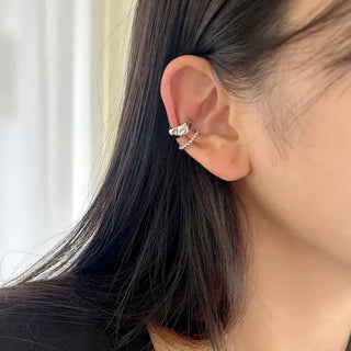 Piece Ball Chain Bold Ear Cuff Set