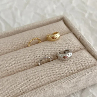 Piece Ball Chain Bold Ear Cuff Set
