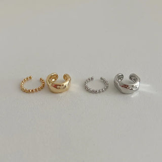 Piece Ball Chain Bold Ear Cuff Set