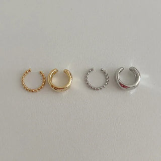 Piece Ball Chain Bold Ear Cuff Set