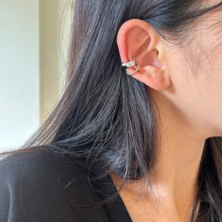Piece Ball Chain Bold Ear Cuff Set