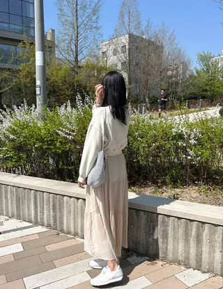 Silver knit shoulder bag, handmade eco bag, daily summer bag