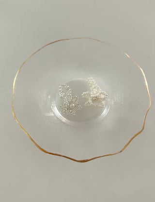 Beaded Flower Ring Pearl Cotton Bloom Spring Resort Look