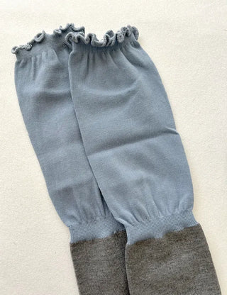 Frill Half-and-Half Knee Socks Spring/Summer Women's Fashion Socks