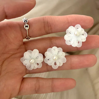 Piece Set Shinkkeu Pearl Flower Sneaker Lace Clip Spring New Arrival