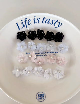 Piece Set Shinkkeu Pearl Flower Sneaker Lace Clip Spring New Arrival
