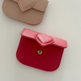 Cowhide in-1 Women's Card Wallet Heart Wallet