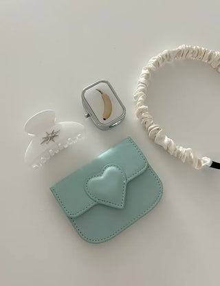 Cowhide in-1 Women's Card Wallet Heart Wallet