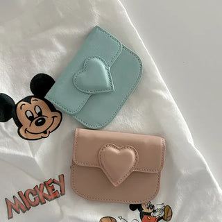 Cowhide in-1 Women's Card Wallet Heart Wallet