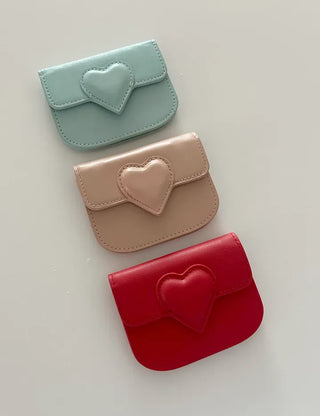 Cowhide in-1 Women's Card Wallet Heart Wallet