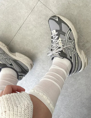Mesh Frill Knee Socks Spring/Summer Women's Fashion Socks