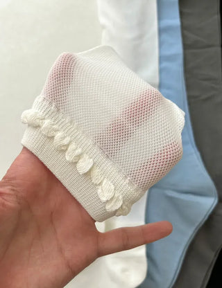 Mesh Frill Knee Socks Spring/Summer Women's Fashion Socks