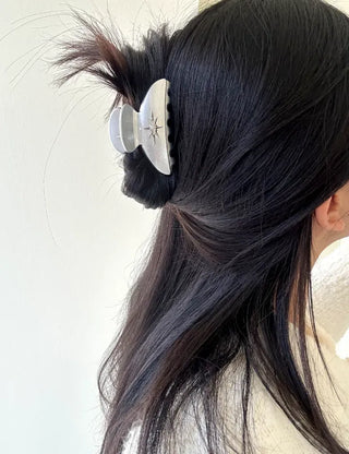 Starlight Crescent Hair Clip Half-Up Mini Updo Hair Clip