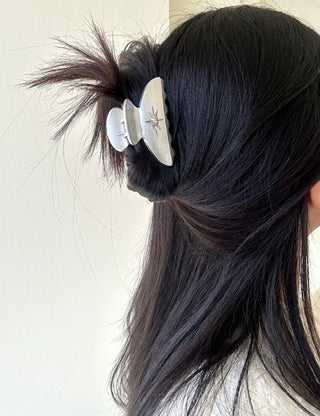 Starlight Crescent Hair Clip Half-Up Mini Updo Hair Clip