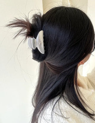 Starlight Crescent Hair Clip Half-Up Mini Updo Hair Clip