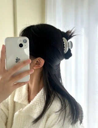Starlight Crescent Hair Clip Half-Up Mini Updo Hair Clip