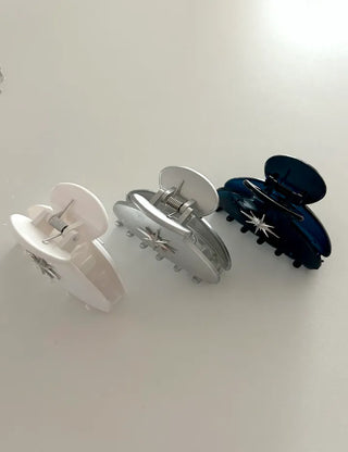 Starlight Crescent Hair Clip Half-Up Mini Updo Hair Clip