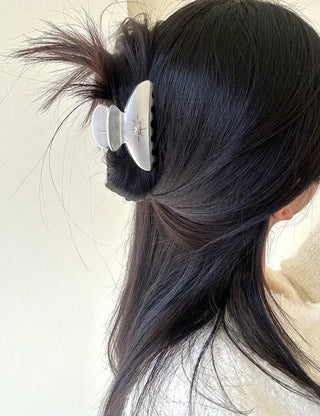 Starlight Crescent Hair Clip Half-Up Mini Updo Hair Clip