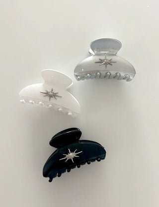 Starlight Crescent Hair Clip Half-Up Mini Updo Hair Clip