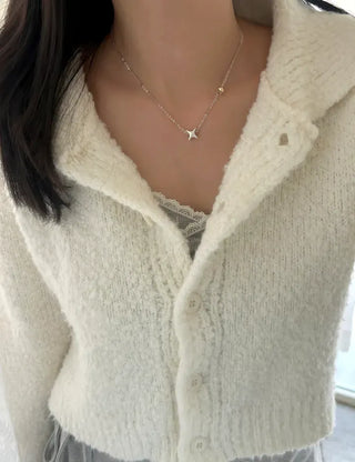 Starlight Pendant Chain Necklace Four Seasons Layered Necklace