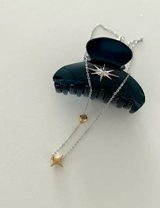 Starlight Pendant Chain Necklace Four Seasons Layered Necklace