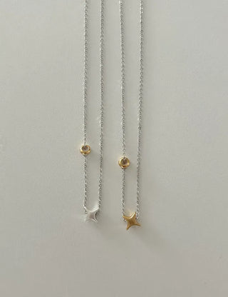 Starlight Pendant Chain Necklace Four Seasons Layered Necklace