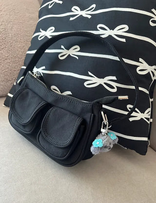Mini Poodle Doll Keyring Phone Strap Bag Keyring Key Holder Keyring