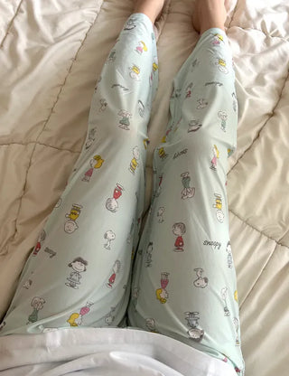Snoopy Cooling Pajama Pants Cool Summer Homewear