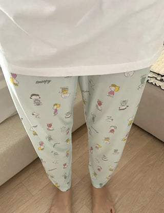 Snoopy Cooling Pajama Pants Cool Summer Homewear