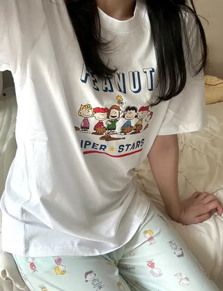 Snoopy Cooling Pajama Pants Cool Summer Homewear