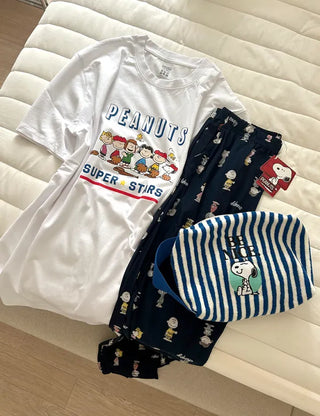 Snoopy Cooling Pajama Pants Cool Summer Homewear