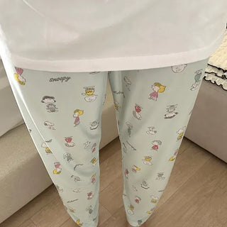 Snoopy Cooling Pajama Pants Cool Summer Homewear