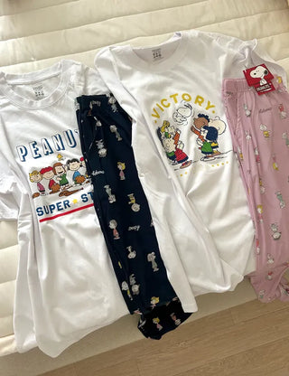 Snoopy Cooling Pajama Pants Cool Summer Homewear
