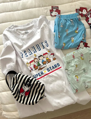 Snoopy Cooling Pajama Pants Cool Summer Homewear