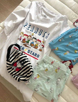 Snoopy Cooling Pajama Pants Cool Summer Homewear