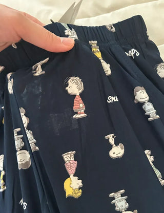 Snoopy Cooling Pajama Pants Cool Summer Homewear