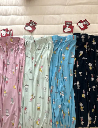 Snoopy Cooling Pajama Pants Cool Summer Homewear