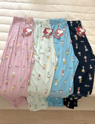 Snoopy Cooling Pajama Pants Cool Summer Homewear