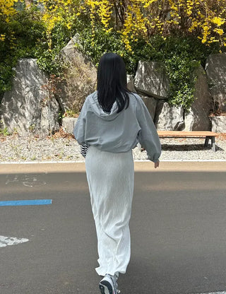 Lace hooded windbreaker for women rainy season jumper