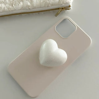 Sand Pearl Heart Smart Talk Attachable Phone Case