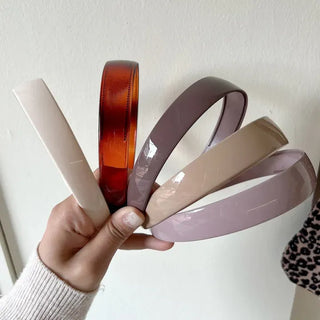 1+1 Enamel Acrylic Basic Daily Headband Hairband