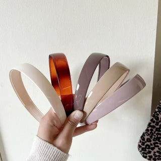 1+1 Enamel Acrylic Basic Daily Headband Hairband