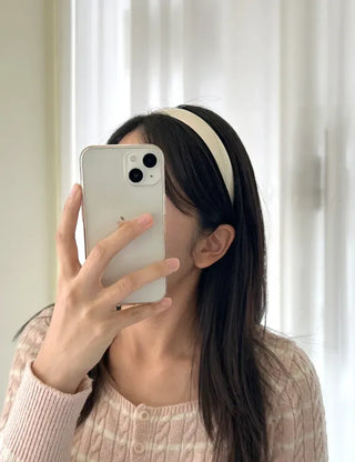 1+1 Enamel Acrylic Basic Daily Headband Hairband